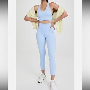 FP Movement Good Karma Leggings Womens XS Light Blue Excellent Ribbed High Rise